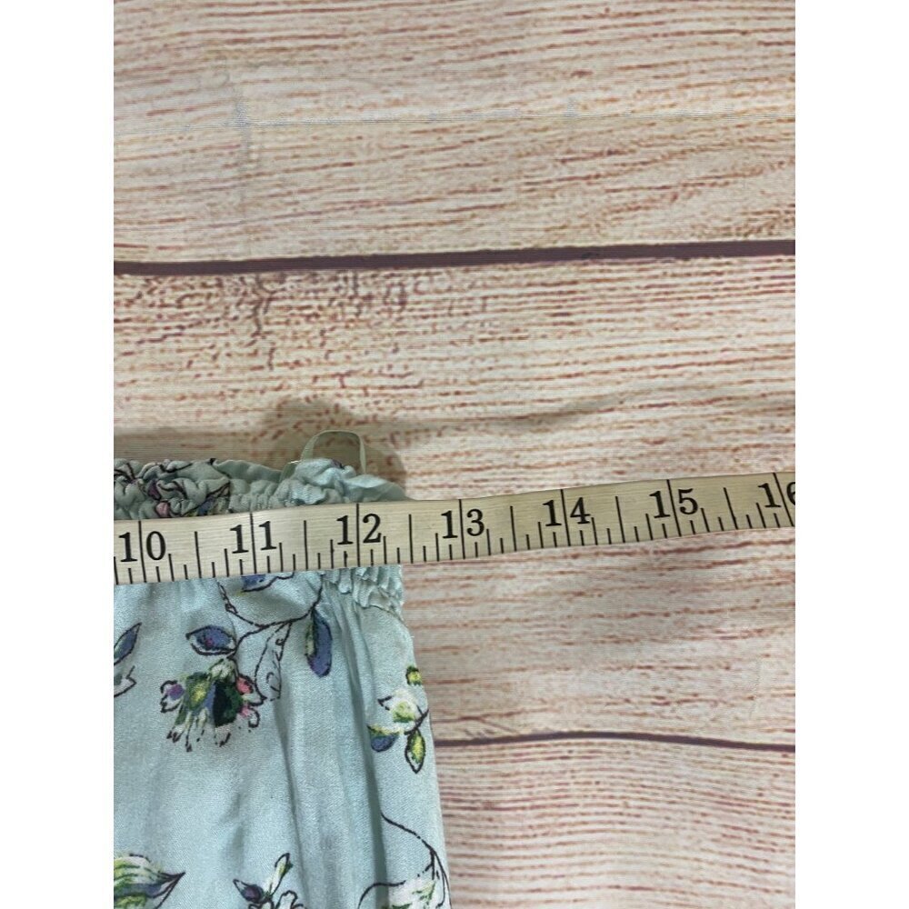 Lovesttitch Women's Soft Green Floral Sleeveless Maxi Dress - Medium - Picture 5 of 11
